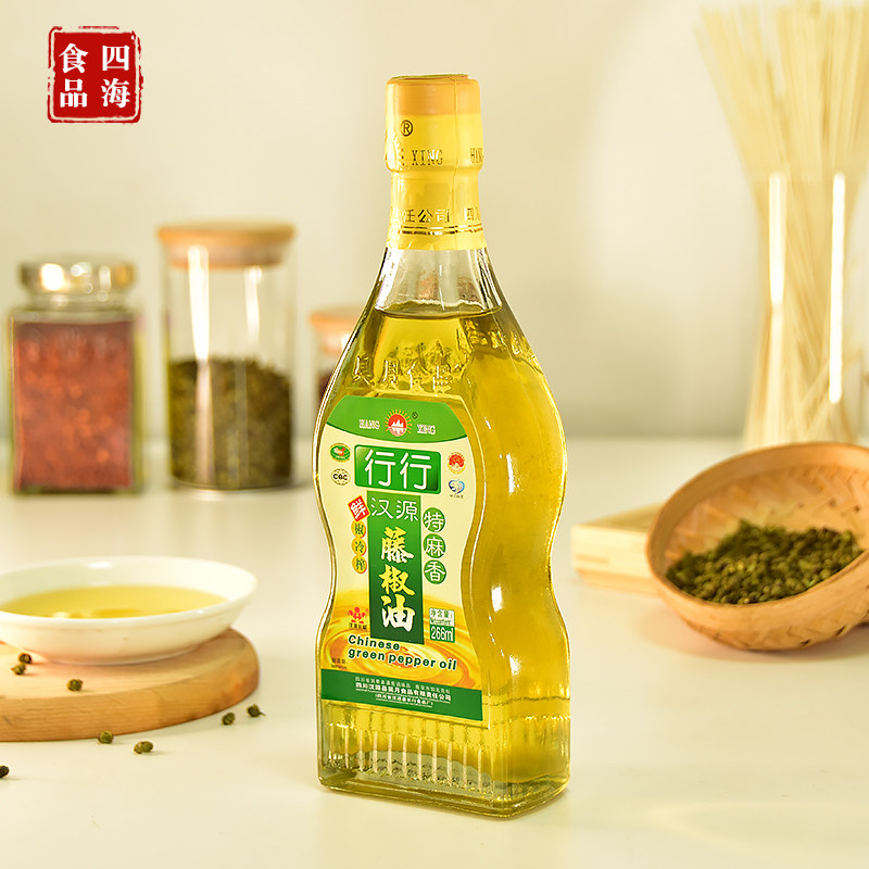 Sichuan Xingxing vine pepper oil 266ml green pepper hemp oil household rice noodle noodles vine pepper fish vine pepper chicken special hemp