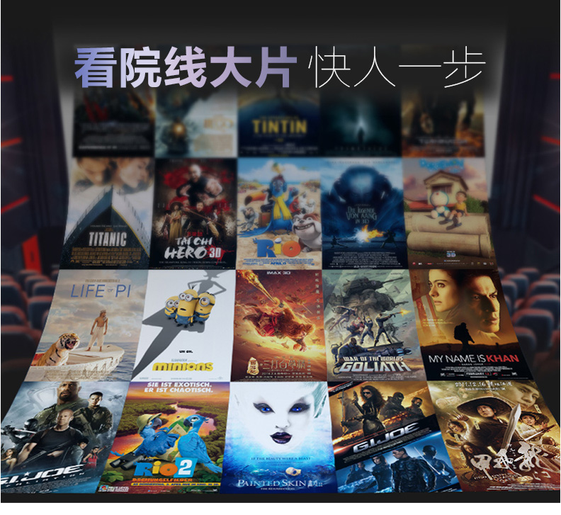 2019 mới Ruige 602 máy chiếu gia đình wifi không dây nhỏ HD thương mại văn phòng rạp hát tại nhà 3D nhỏ thông minh 4k máy chiếu cầm tay 1080p
