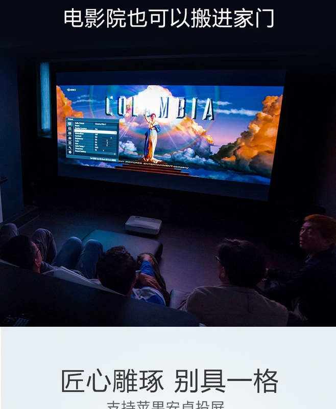 Rigal 瑞格尔 2019 máy chiếu 602 mới kinh doanh tại nhà văn phòng ban ngày HD wifi không dây 1080p rạp hát tại nhà 4K micro điện thoại di động máy chiếu 3D nhỏ