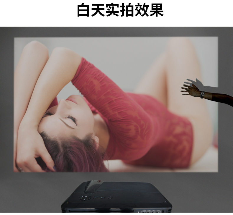 Máy chiếu Regal 807 văn phòng tại nhà WiFi không dây rạp hát tại nhà 1080P HD điện thoại di động máy chiếu thông minh Android 4k mini 2019 mới thu nhỏ ngày chiếu