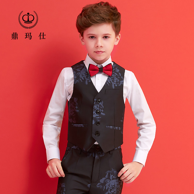 Children's gown Machia suit Playboy gown boy West Jr. jacket little boy piano for the show host
