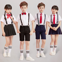 June 1 childrens costume primary school chorus performance costume recitation dress boys and girls with pants school uniforms