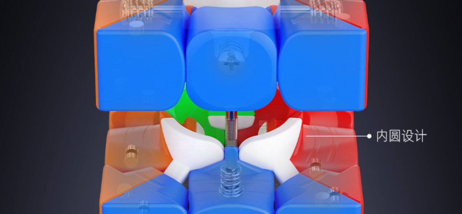 Кубик Рубика 魔方小站圣手磁力s三阶彩强磁定位松紧可调磨砂面防pop爆手速玩具 Kathrine