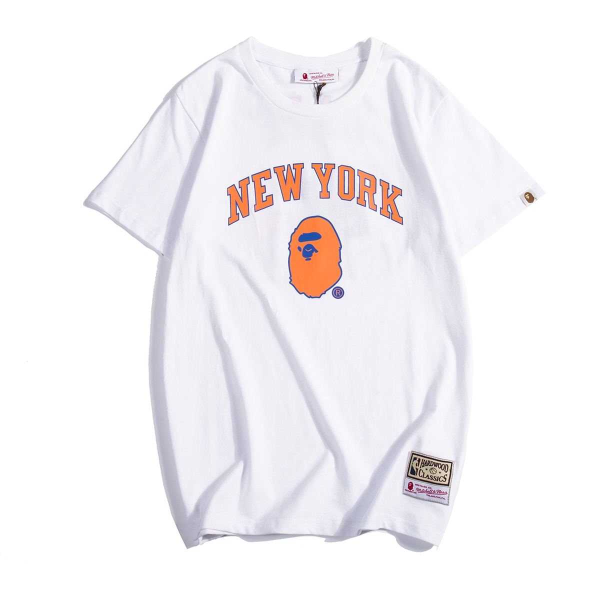 Tide brand shark NBA joint model Kobe Lakers short-sleeved T-shirt couples men and women loose cotton half-sleeved TEE