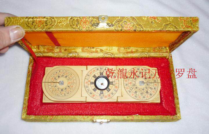 Tiger bone wood handmade wood Japanese moon Sundial Wan Angu Town Old Shop Boutique Ancient Chronograph Tool Non Compass