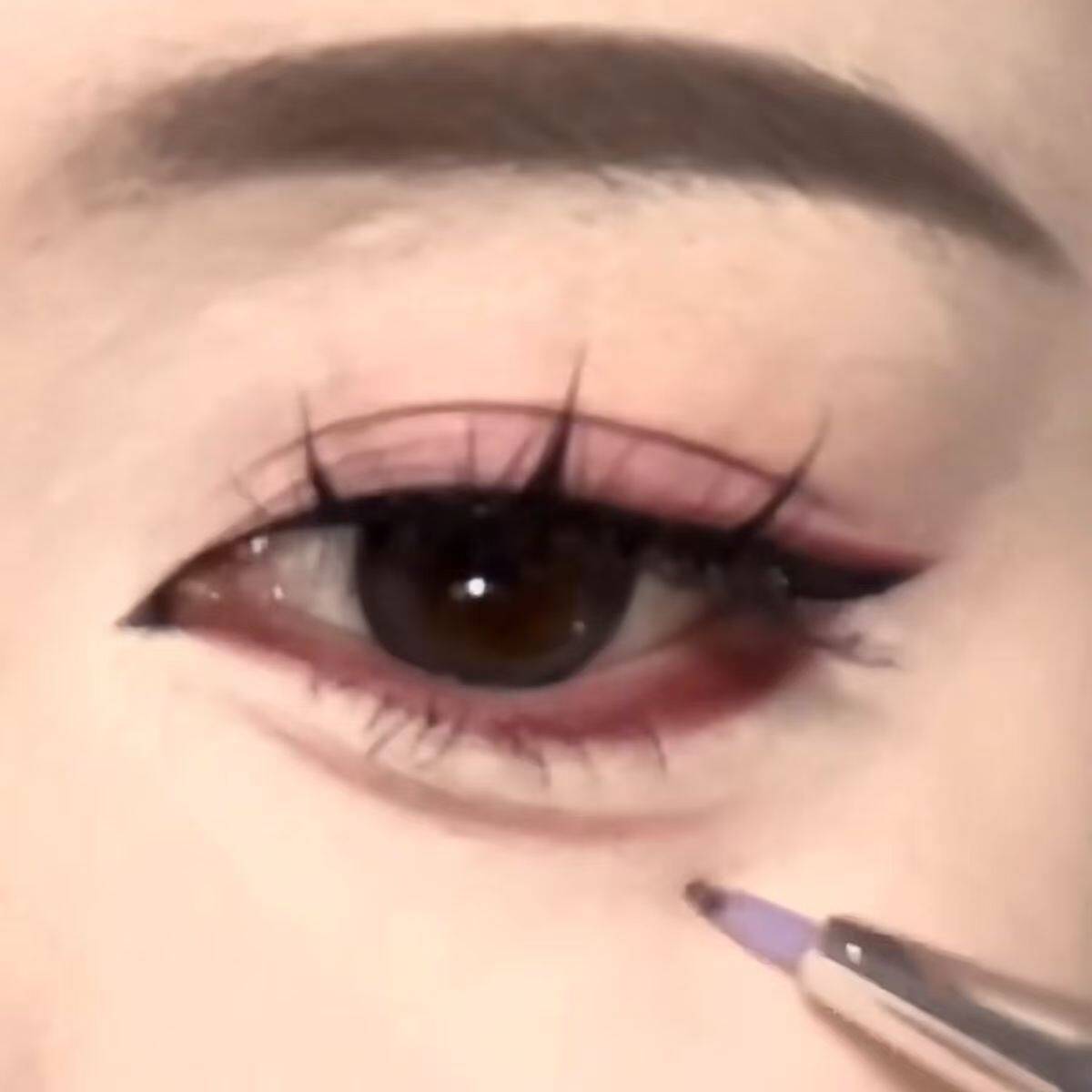 Mini Pocket Eyeshadow Single Color Red-Brown Multi-Use - Product image 8