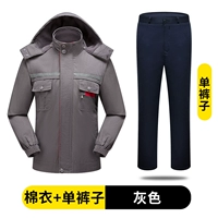 Серый с набор одиночных брюк