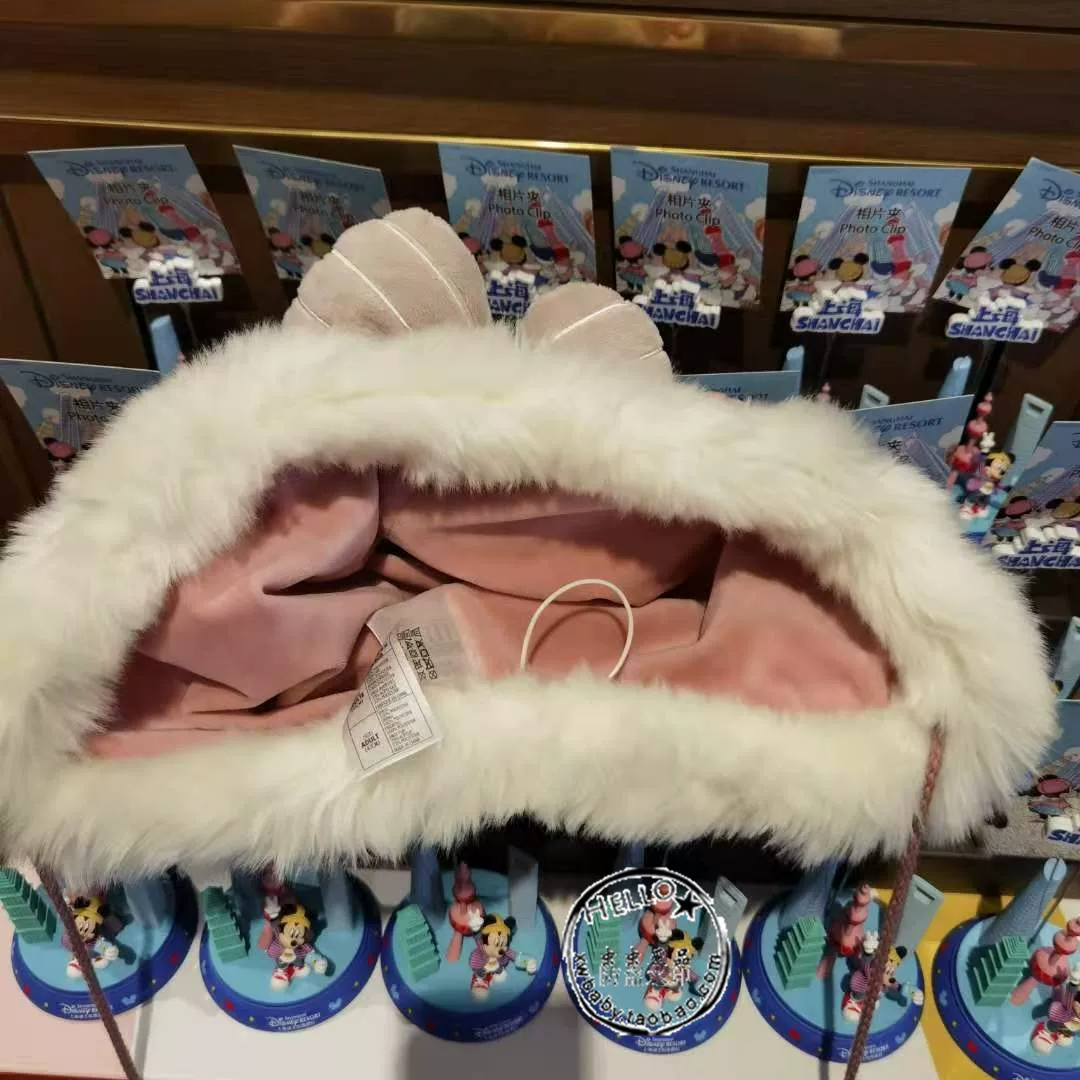 Disney, velvet keep warm cute hat, 2020