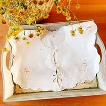 Japanese Mori female style sweet Joker embroidered cotton fake collar retro hollow lace neck sweater collar doll collar