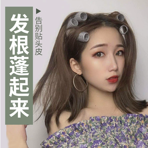 Детская челка на макушку, кудрявая заколка для волос, придает объем