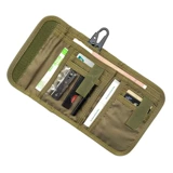 Тактический короткий бумажник, вместительный и большой картхолдер, нейлоновый кошелек