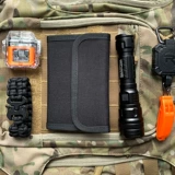 Тактический короткий бумажник, вместительный и большой картхолдер, нейлоновый кошелек