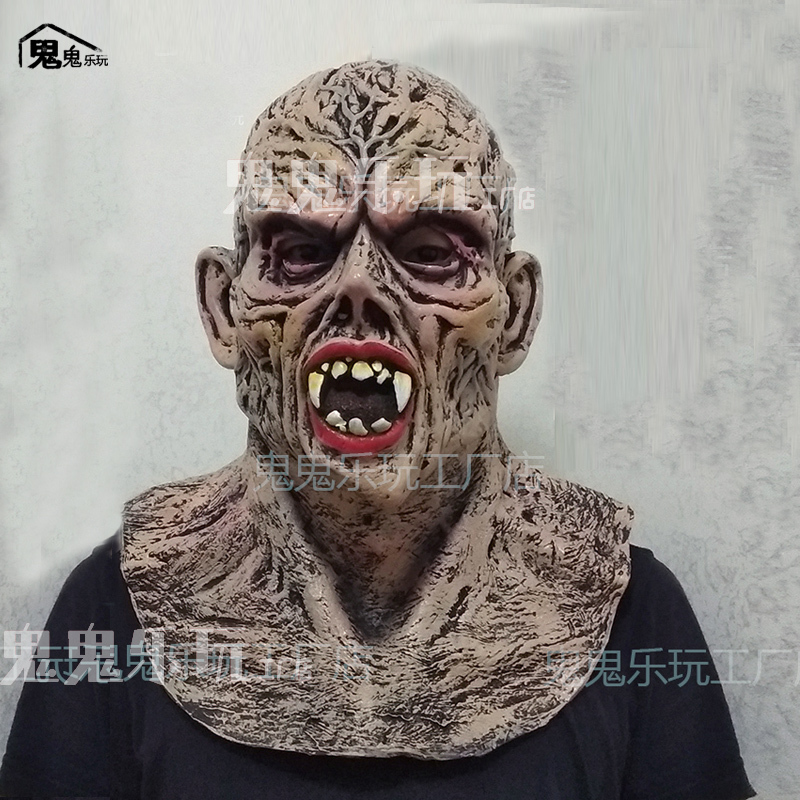 Halloween Haunted House Female Ghost Sadako Zombie Npc Mask Escape Room Grandma Grandpa Cosplay Headgear Halloween Haunted House Female Ghost Sadako Zombie Npc Mask Escape Room Grandma Grandpa Cosplay Headgear