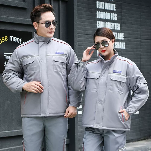 卡米豪 Гарвардская рабочая одежда Зимняя хлопчатобумажная одежда Гарвард 4S Ремонт мастерская после -насыщенная износ на автобусном ремонте.