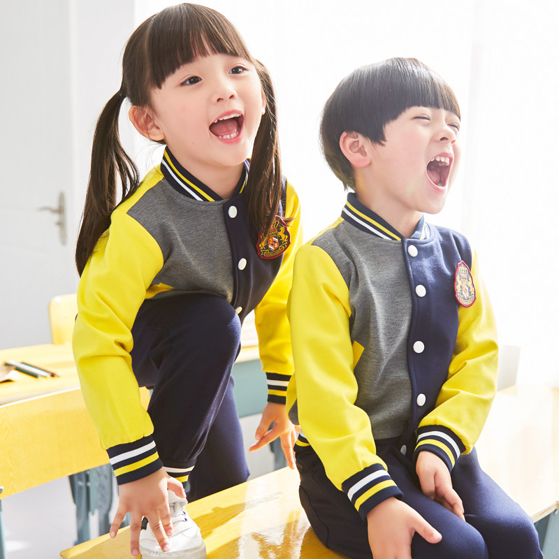 Kindergarten garden clothes spring and autumn three-two sets of baseball clothes children's class clothes sportswear for primary and secondary school uniforms