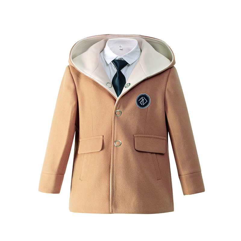 Feitian Xiaoya kindergarten garden clothes autumn and winter woolen coat primary school uniform children's class clothes woolen coat coat