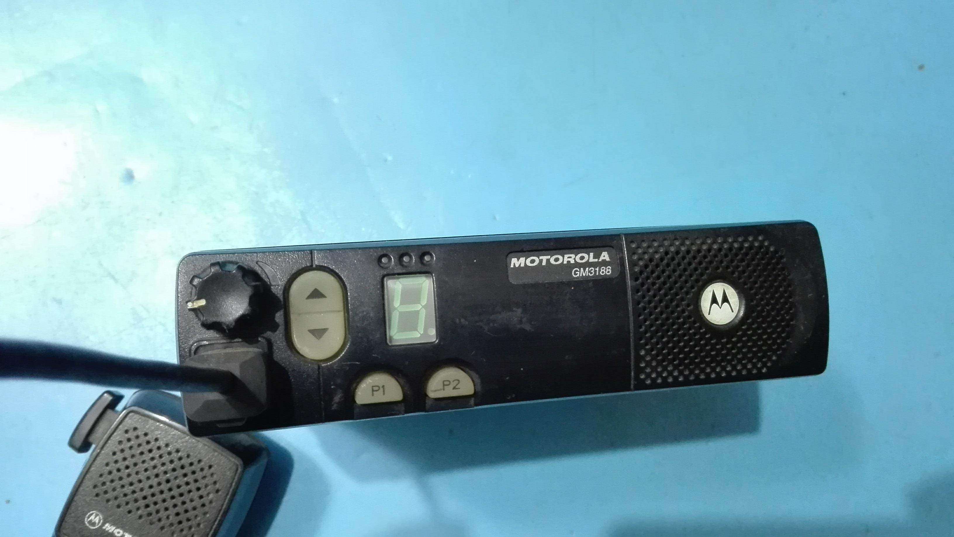 GM3188 UHFII on-board radio station skyscrapers