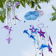 Creative imitation crystal wind chime small fresh pendant boys and girls birthday gift Japanese bedroom room decoration door decoration