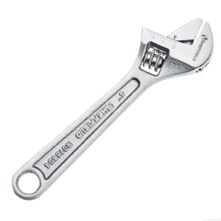 Steel shield S016612 adjustable wrench open wrench 4 inch 6 inch 8 inch 10 inch 12 inch active wrench