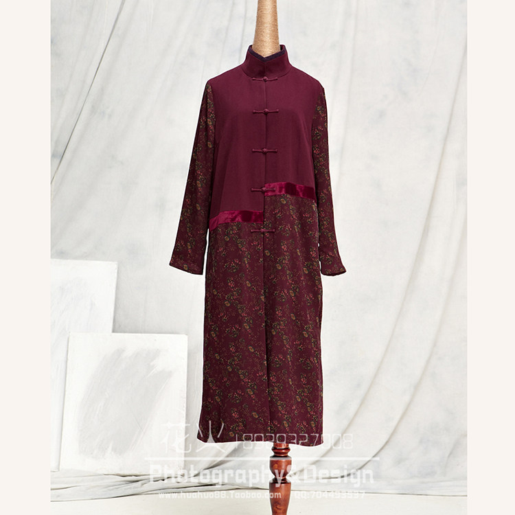 Naughty Clothing Shooting Fake-mode Photograph Qipao Photo Cotton Numb China National Wind Tiling Hang and Photograph Details pictured