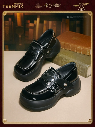 Tianmeiyi Potter Co -Famous Lefa Shoes Single The Single Shoes Женская кожаная обувь 2023 Spring New Star CRT13AA3