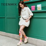 Tianmeiyi уличная обувь для отдыха на толстой подошве в стиле ретро, ​​спортивные женские уродливые туфли Мэри Джейн, весна 2025, новый стиль CKY02AQ5