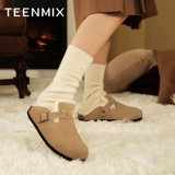 Tianmeiyi толстая база Berken Wool Shoes Женские снежные ботинки сохраняют теплые и бархатные зимние новые торговые центры с той же моделью BF171DH2