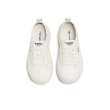 Tianmeiyi/Новинка 2025 года, осенний стиль, однотонные женские белые туфли на толстой подошве со шнуровкой для торговых центров, BL361CM5