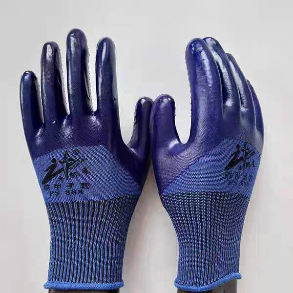 Altair ps888 armor gloves thickened wear-resistant non-slip dispensing labor insurance steel reinforcement site dipped PVC gloves