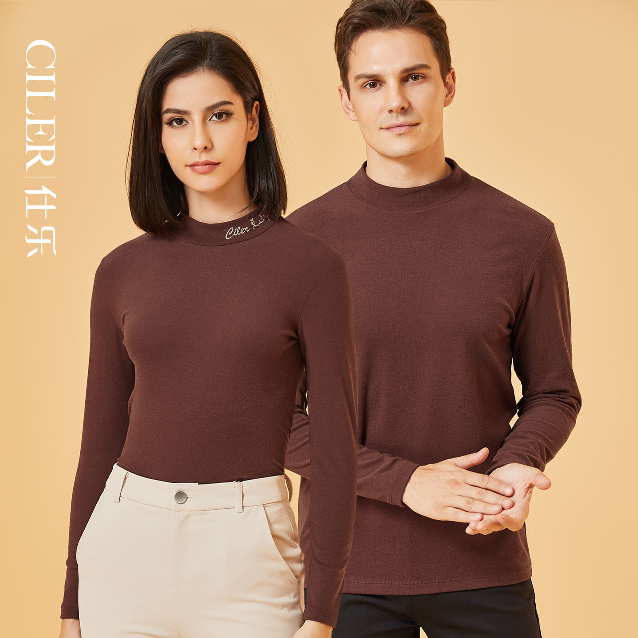 Srile lovers half-height collar pro-skin suede jersey long sleeves Knitted Sweatshirt Woman with a close-up autumn and winter workout jacket