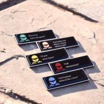 2022F1 Driver Name Sign Refrigerator Sticker Creative McLaren Team F1 Decorative Drops Magnetic Magnetic Suction