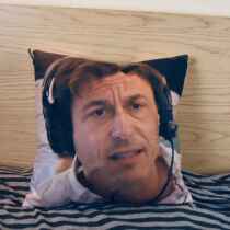 2021 Foreign Burst Plum Ben Team Leader Pillow FIA Double-sided Fine Printing F1 Pillow Rider Fine Velvet Hug