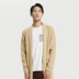 MECITY Men 2018 Winter New Wool Hàn Quốc Áo len cardigan dài Áo len ấm áp áo da nam đẹp Áo len