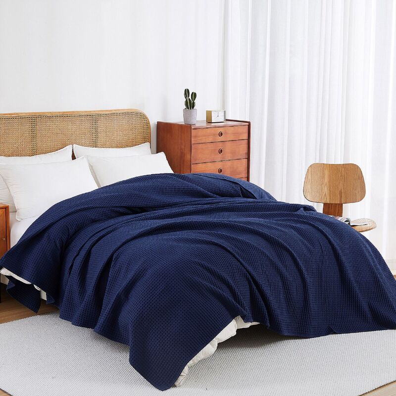 Cotton Waffle Blanket, Pure Cotton Sofa Blanket, Lunch Break Air Conditioning Blanket, Waffle Towel Quilt, Light and Super Soft Cotton Waffle Blanket, Pure Cotton Sofa Blanket, Lunch Break Air Conditioning Blanket, Waffle Towel Quilt, Light and Super Soft