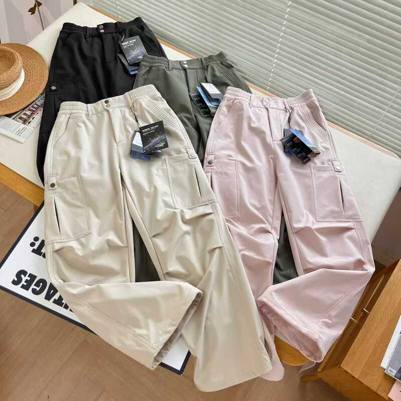 High-Quality Autumn and Winter Women's Outdoor Zero-Pressure Workwear Fleece-Lined Sweatpants, Windproof and Waterproof Hiking Softshell Pants High-Quality Autumn and Winter Women's Outdoor Zero-Pressure Workwear Fleece-Lined Sweatpants, Windproof and Waterproof Hiking Softshell Pants