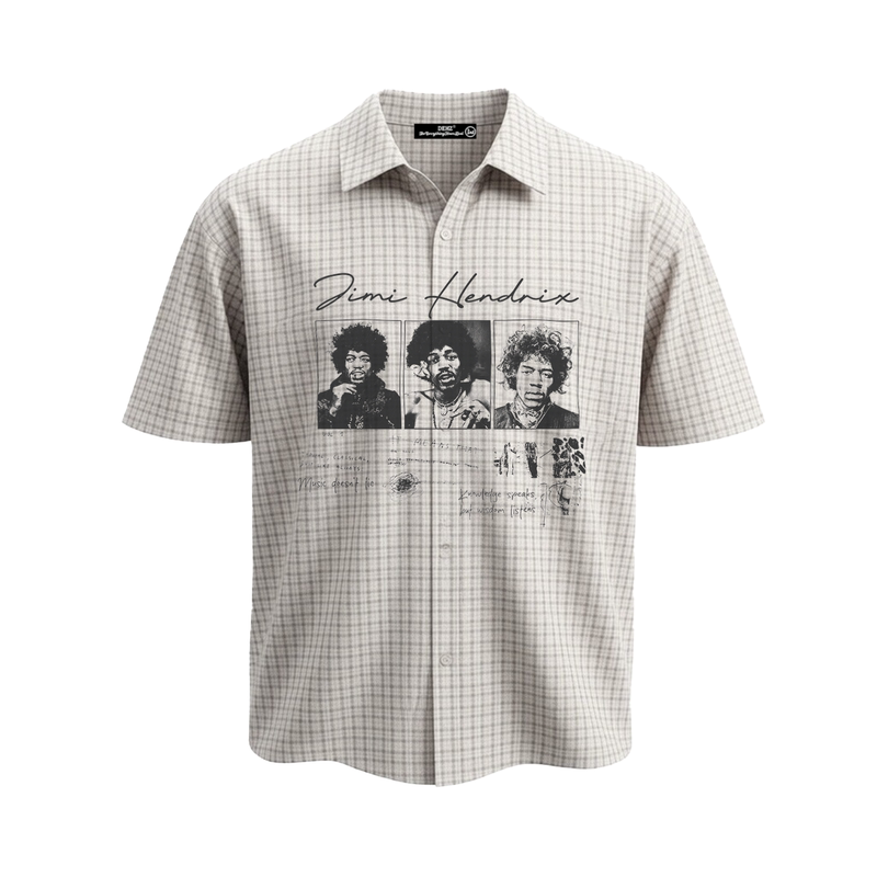 Dehz Rock Figure Gothic Cleanfit Summer New Short-Sleeved Shirt for Men and Women, Loose and Versatile Trendy Brand Shirt