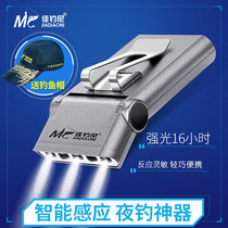 Canfishing Nights LED night fishing light induction headlights clip hat light Night fishing Far Shot Rechargeable Lithium Fishing Light Outdoor safety lamp