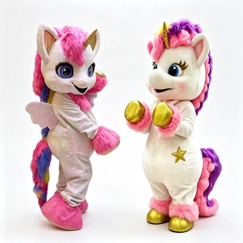 Inflatable Unicorn Cartoon Mascot Costume Plush Doll Walking Performance Cosplay Prop Rainbow My Little Pony Inflatable Unicorn Cartoon Mascot Costume Plush Doll Walking Performance Cosplay Prop Rainbow My Little Pony
