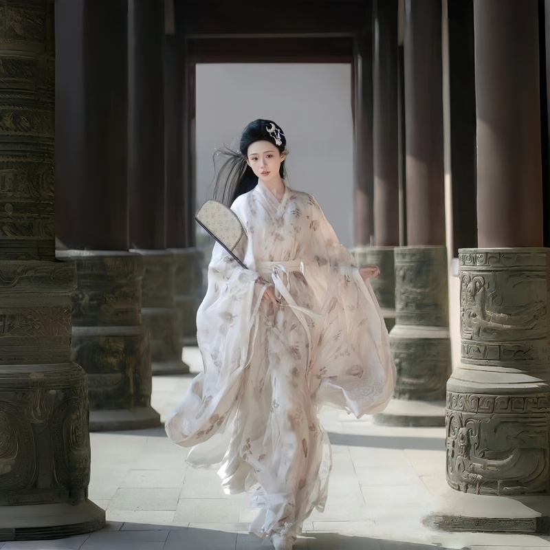 【Yunyan】Cool and Elegant Hanfu for Women, Adult Ancient Style Jin Dynasty-Style Ru Skirt, Wei and Jin Dynasty Style Straight Skirt, Tie-Dye Ancient Costume for Spring and Summer 【Yunyan】Cool and Elegant Hanfu for Women, Adult Ancient Style Jin Dynasty-Style Ru Skirt, Wei and Jin Dynasty Style Straight Skirt, Tie-Dye Ancient Costume for Spring and Summer