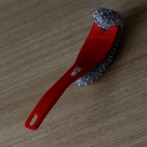 Non-dirty hand washing pot brush long handle brush brush pot artifact Dish washing brush pot brush with handle wire brush Kitchen brush