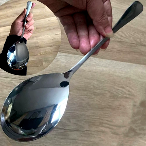 Экстра -ручная публичная ложка ложки ложки ложки из нержавеющей стали большая ложка, длинная ручка ложка ложки ложки ложки, большая большая ложка супер большая слой