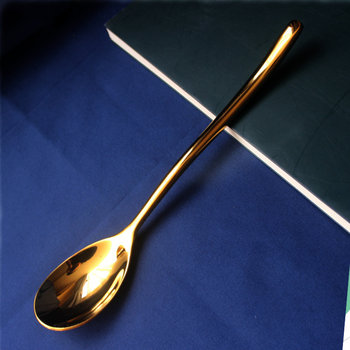 Extra thick stainless steel korean rice spoon