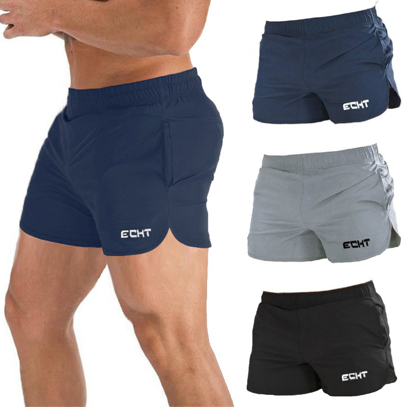 Summer Sports Pants Stretch Slim Fit Shorts Men Sport Tight Fit Speed Dry 50% Pants Fitness Deep Squatting Breathable 30% Pants-Taobao