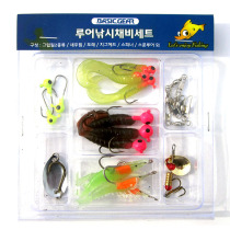 Seven G Octag Lujah Bait Suit Lead Hook Soft Maggot Emulation Shrimp Connection Ring Bright Sheet False Bait Soft Bait