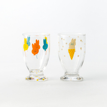 (Goose Baoshan Trading Service) Japan Spell Balloon Rabbit Ice Cream Rabbit Glass