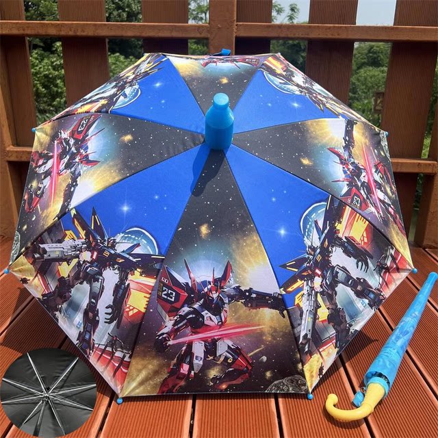 ໃຫມ່ Ultraman ກາຕູນເດັກນ້ອຍ umbrella sunshade vinyl sun umbrella ໂຮງຮຽນປະຖົມນັກຮຽນອະນຸບານຜູ້ຊາຍແລະແມ່ຍິງອັດຕະໂນມັດຈັບຍາວ