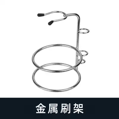 Shaving soap Bowl shelf metal brush holder manual razor rack shaving foam bowl metal shelf