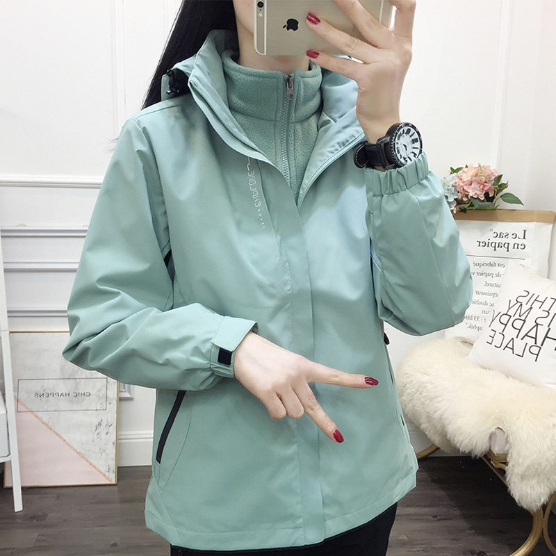 Special price outdoor sports stormtrooper jackets for men and women three-in-one detachable waterproof breathable warm mountaineering suit tide brand group purchase