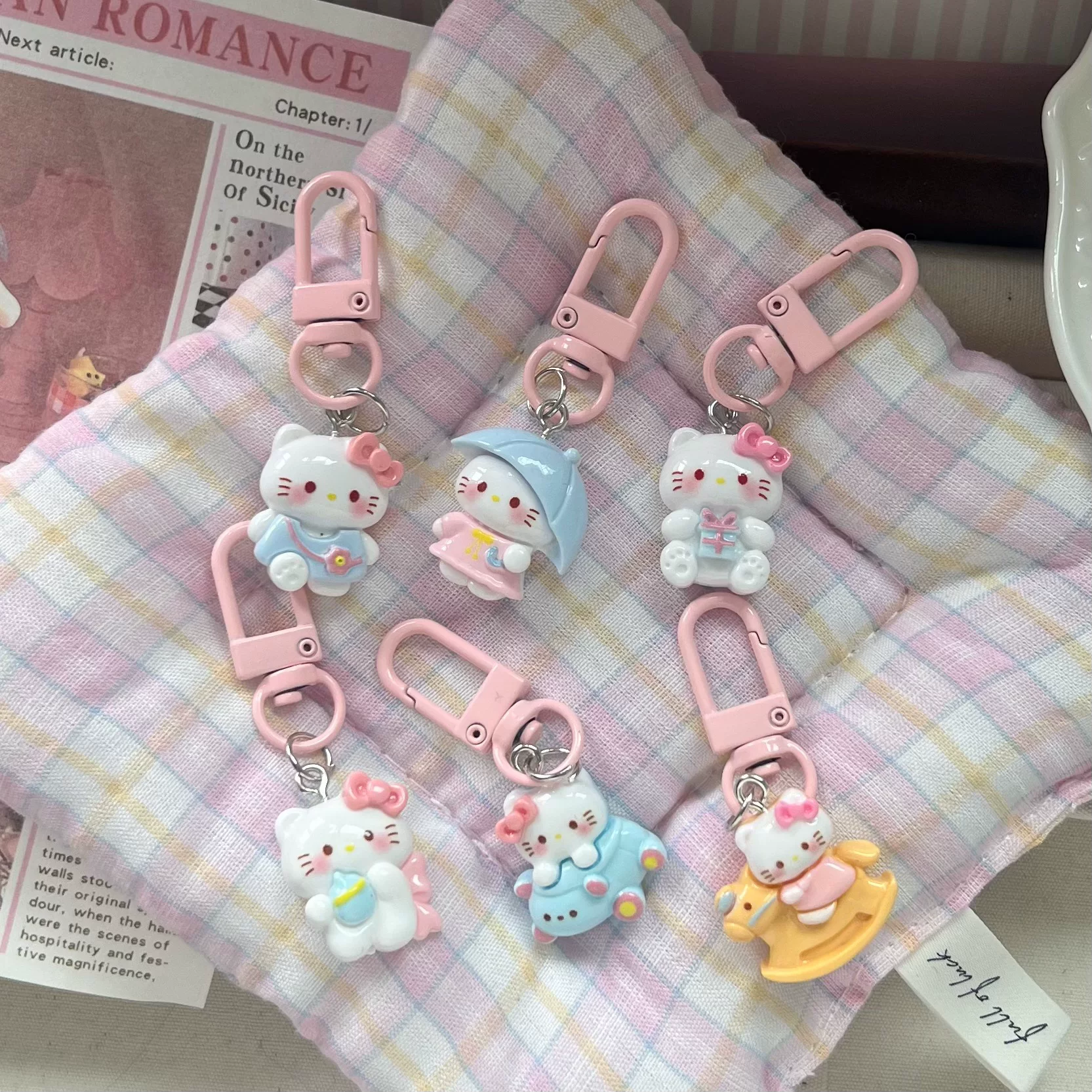 Cartoon keychain, pendant, bag decoration, accessory, for beloved, Birthday gift