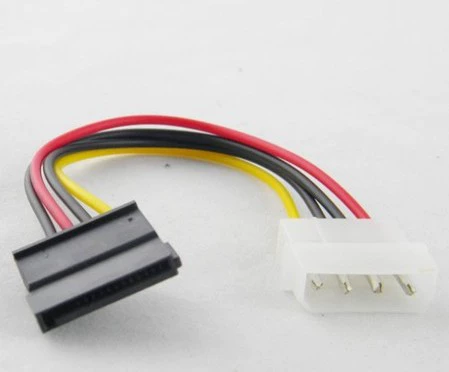 Шнур питания SATA от 4p до 15p Кабель для подключения кабеля обработки данных 4PIN Ротор оптический привод/шнур с жестким диском